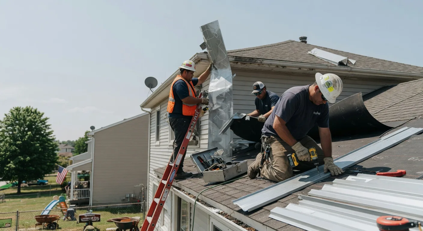 Storm Damage Metal Roof Repair in Highland Falls, NY